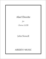 Alas! Deceite SATB choral sheet music cover